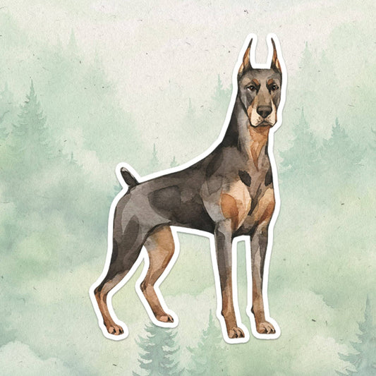 Doberman sticker