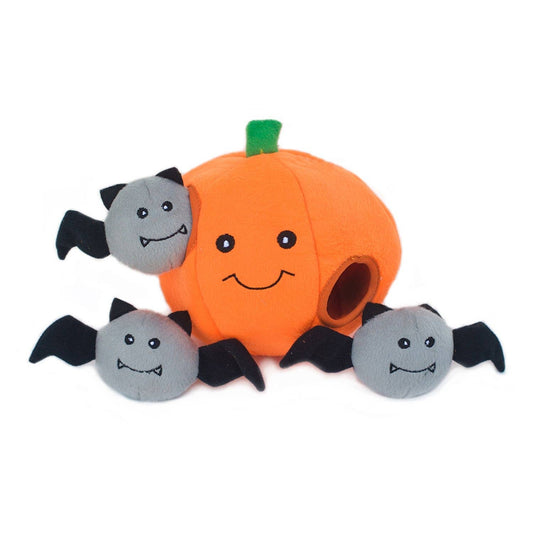 Zippy Burrow - Pumpkin - Halloween Dog Toy