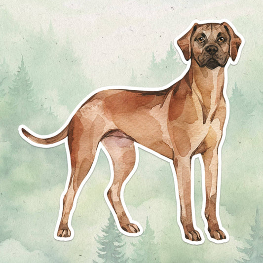 Rhodesian Ridgeback dog sticker