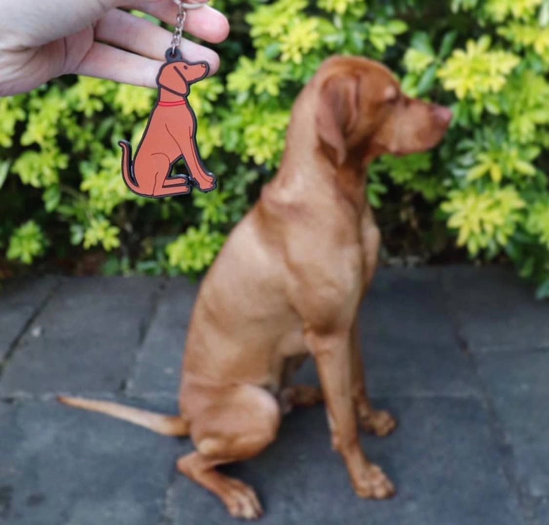 Vizsla Key Ring