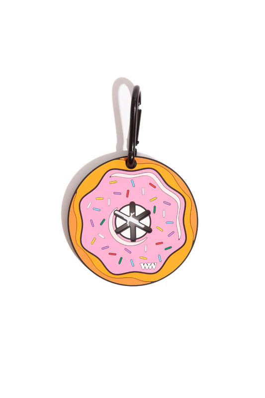 Pink Sprinkle Donut Poopy Loop® Used Dog Waste Bag Holder