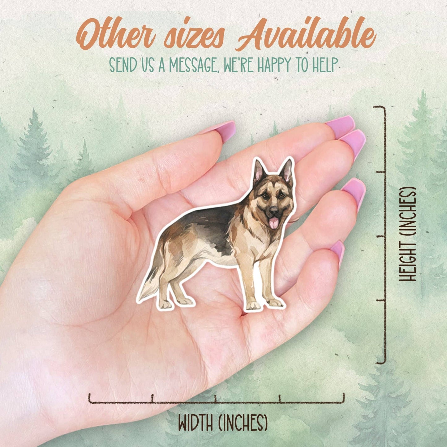 German Shepherd sticker