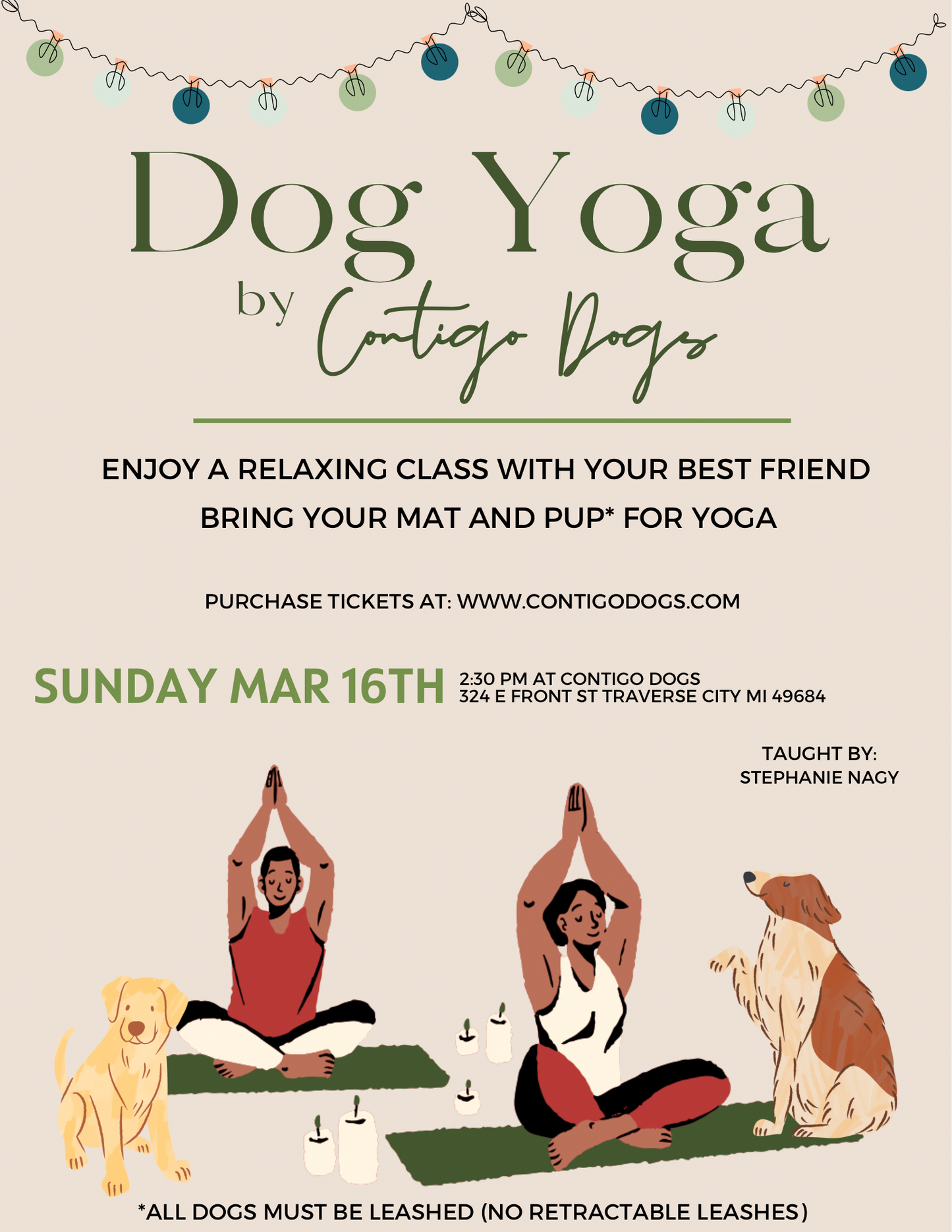 Dog Yoga Class