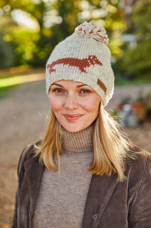 Sausage Dog Wool Knit Beanie