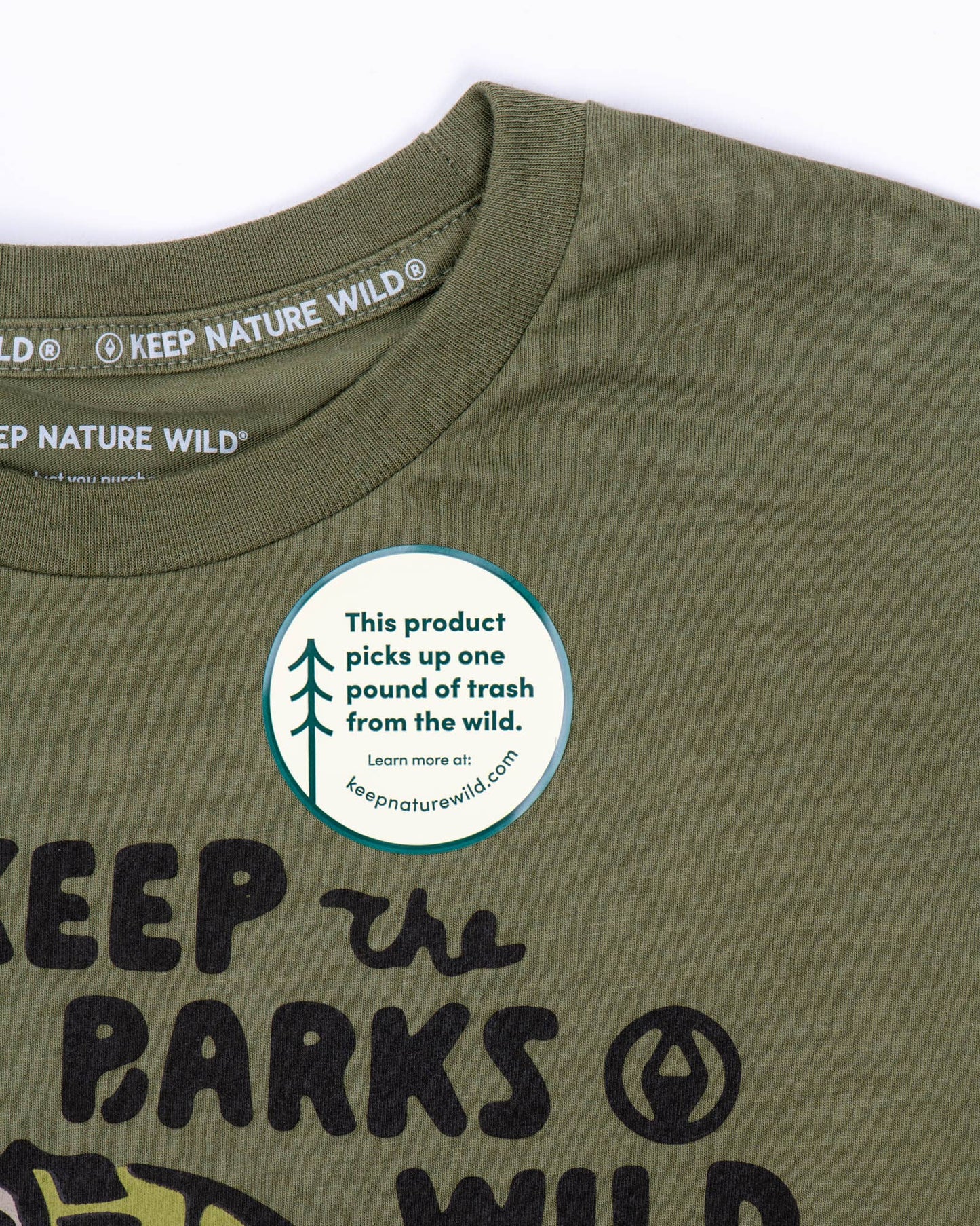 Keep the Barks Wild Unisex Tee | Olive