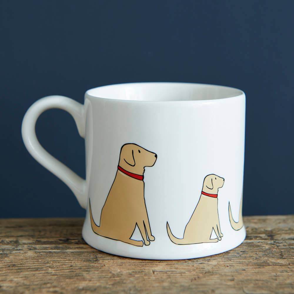 Mischievous Mutts Dog Mug - Yellow Labrador