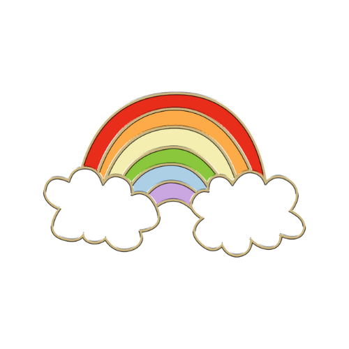 Rainbow Collar Charm