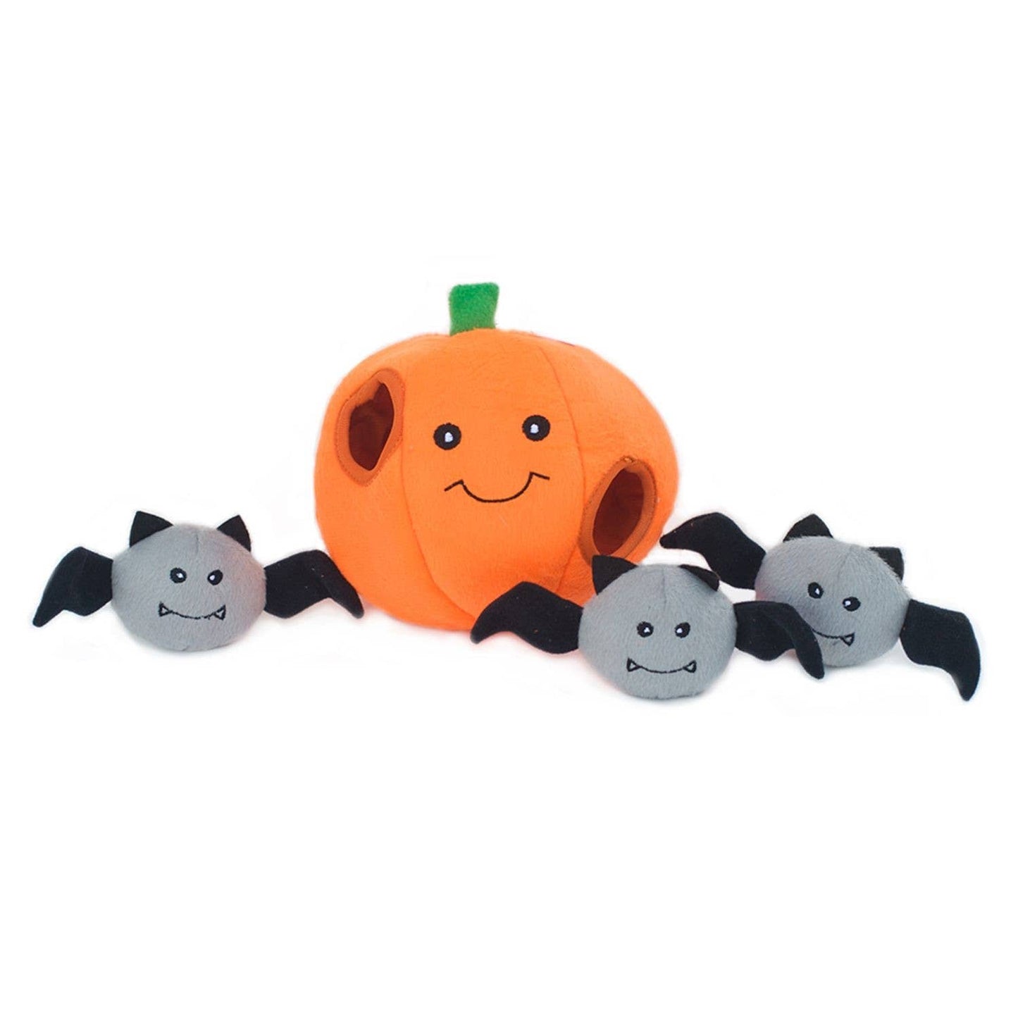 Zippy Burrow - Pumpkin - Halloween Dog Toy