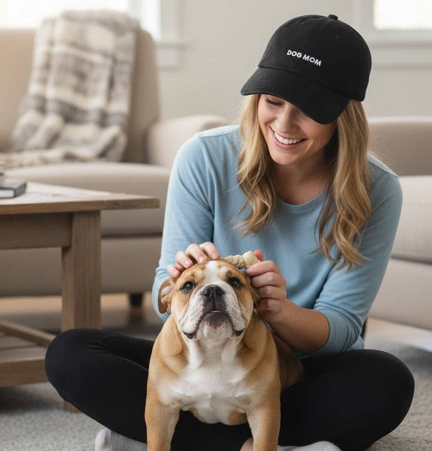 Dog Mom Soft Baseball Cap
