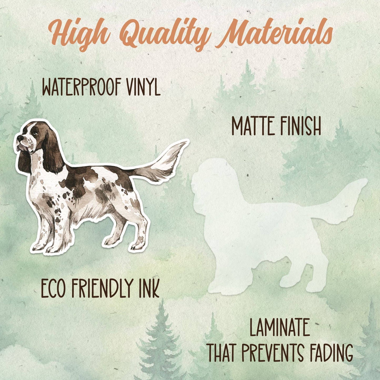 Springer Spaniel dog sticker