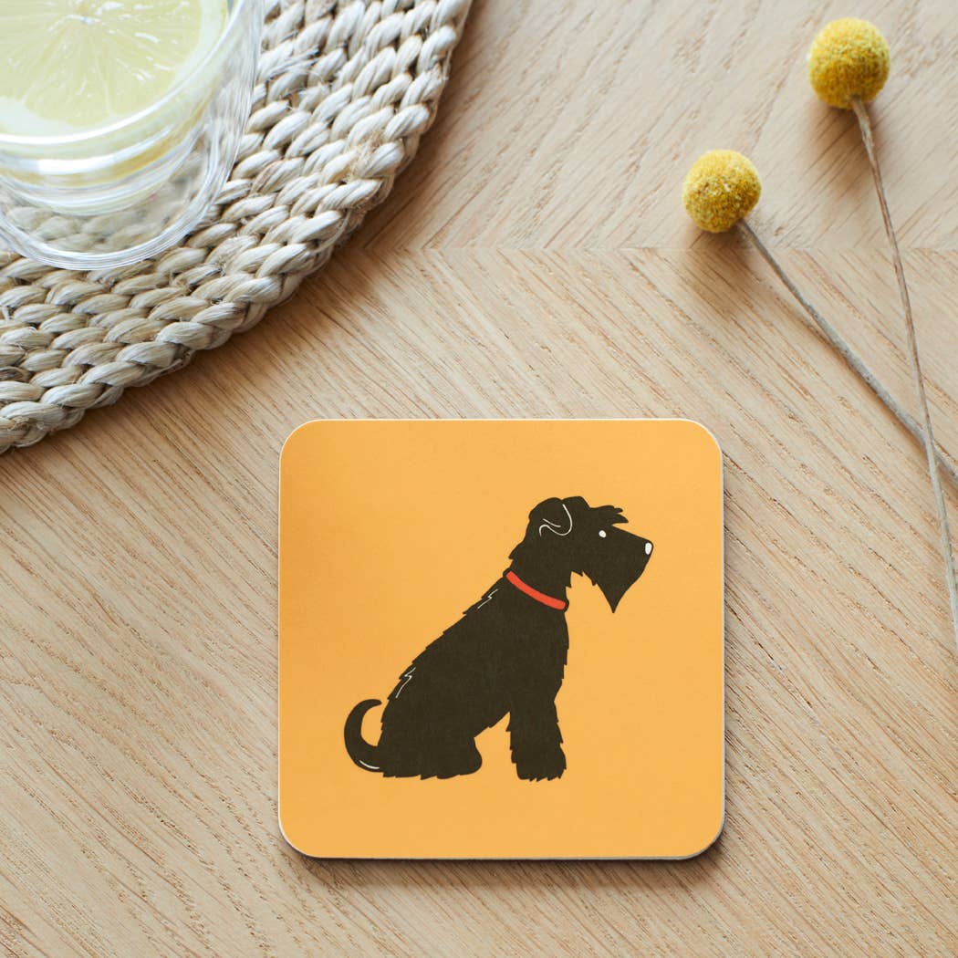 Coaster - Schnauzer (Black)