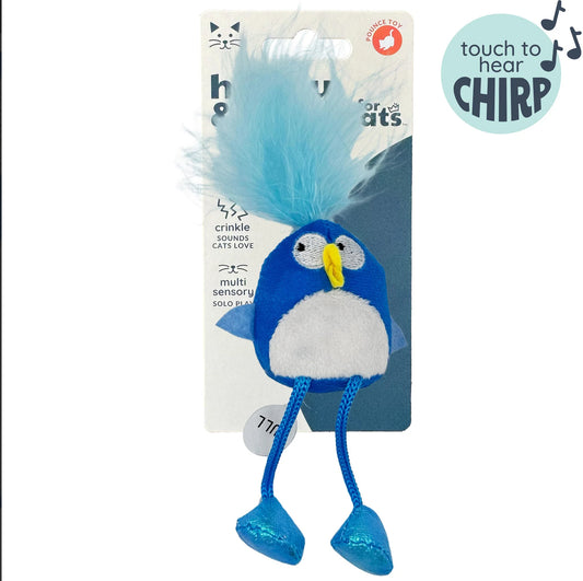 Huxley and Kent Chirpy Bluebird Audio Crinkle Toy