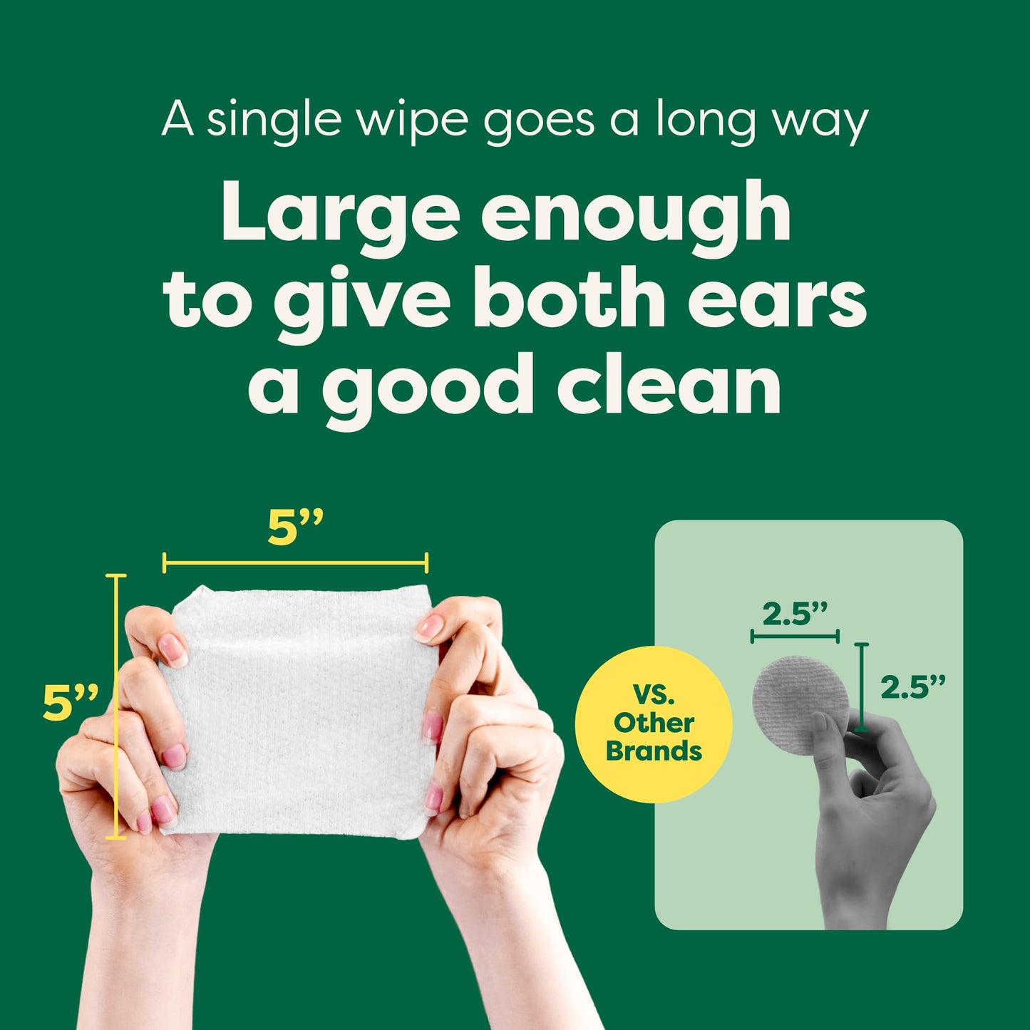 Earth Rated Ear Wipes