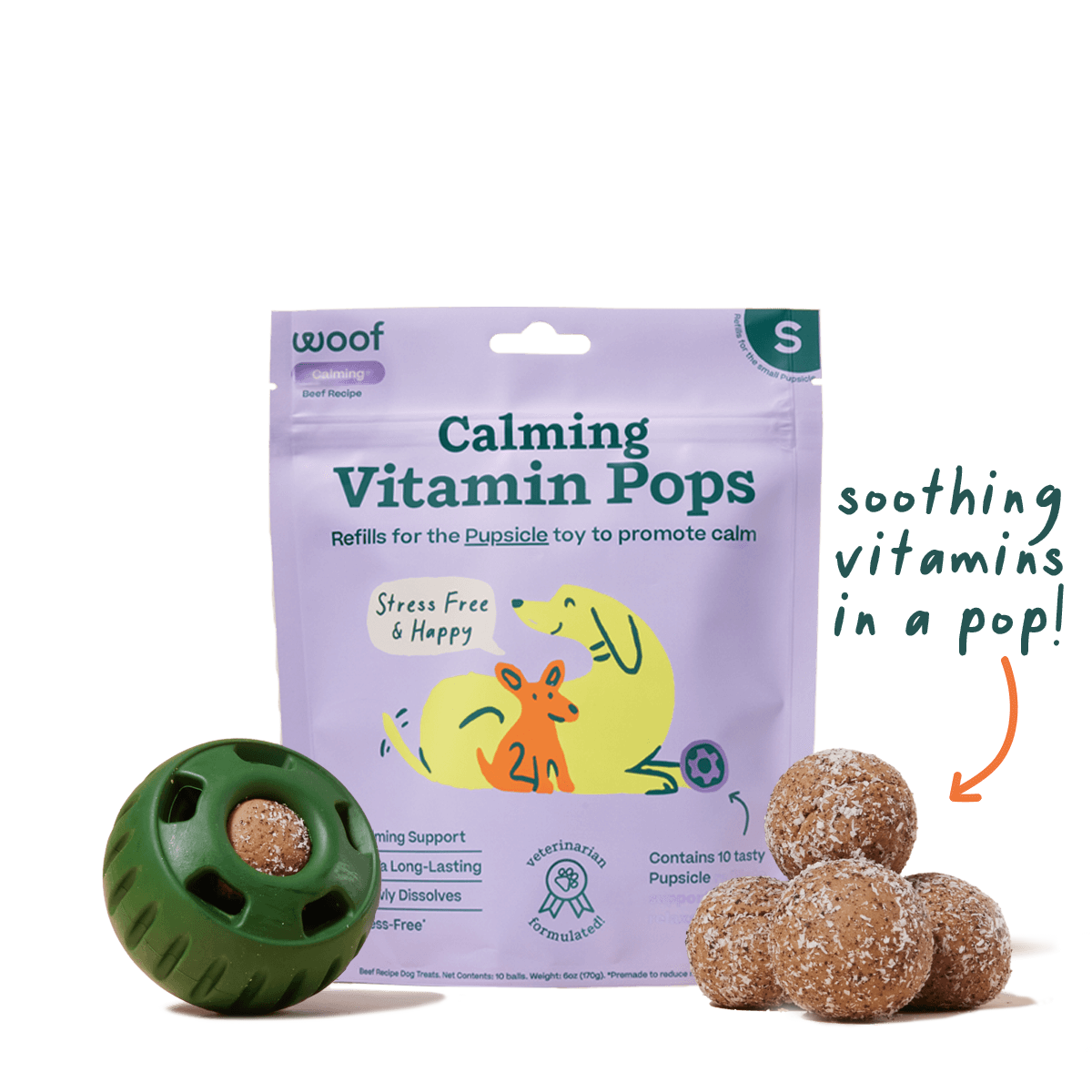Woof Calming Vitamin Pops