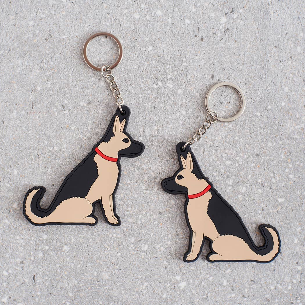 German Shepherd Key Ring