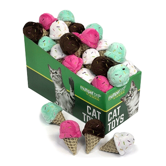 Ice Cream Cone Cat Toy