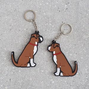 Boxer Key Ring