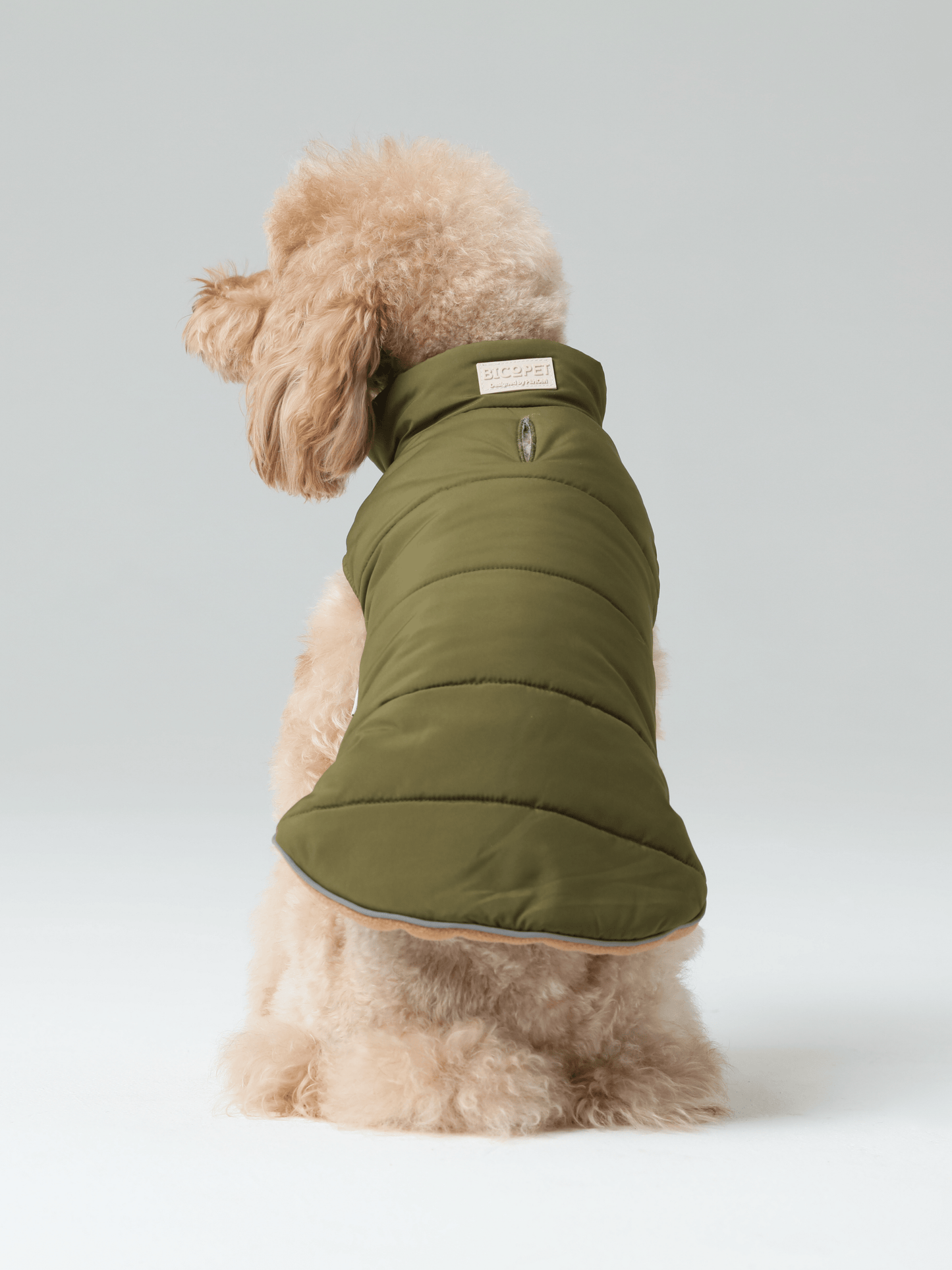 Reversible Dog Vest Green