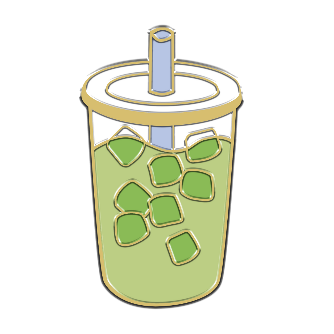 Matcha Collar Charm