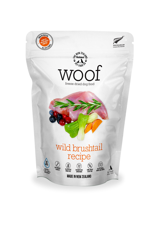 Woof Wild Brushtail Freeze Dried Dog