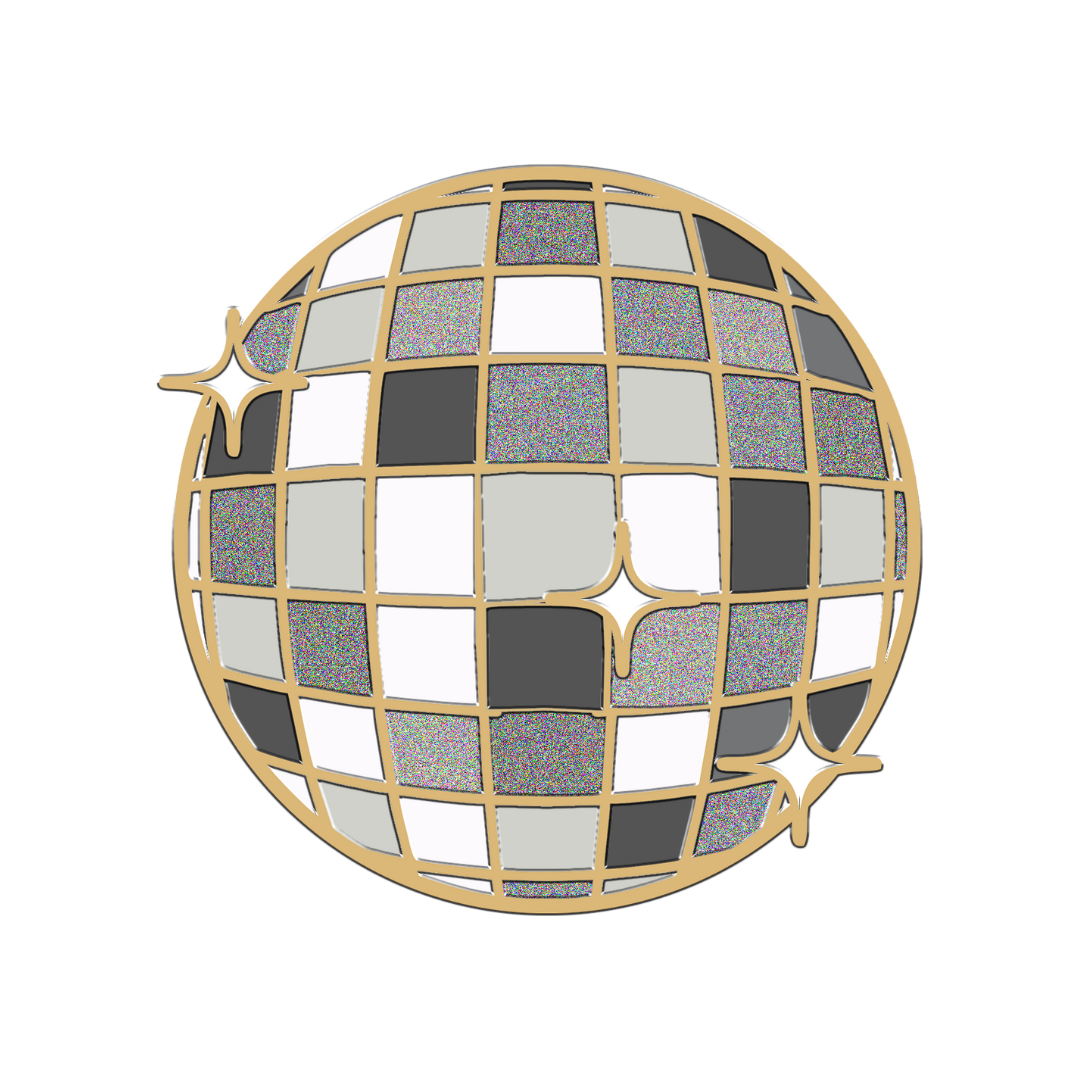 Disco Collar Charm