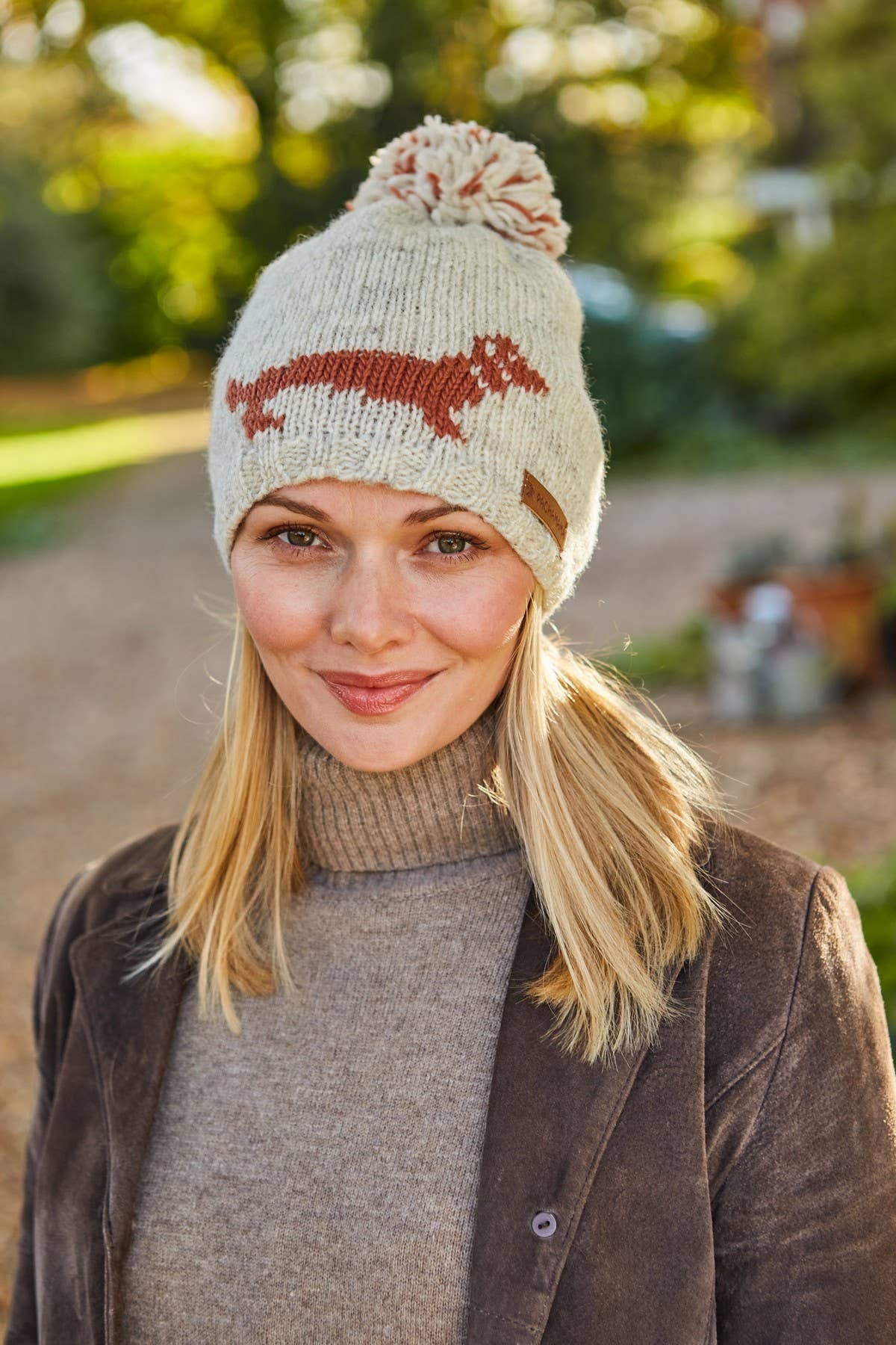 Sausage Dog Wool Knit Beanie