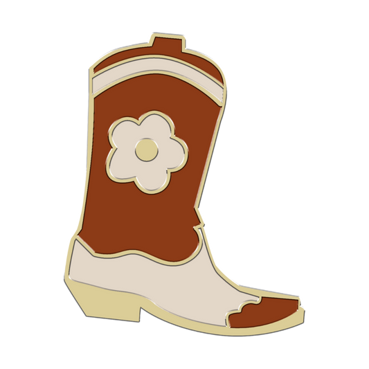 Brown Boot Collar Charm