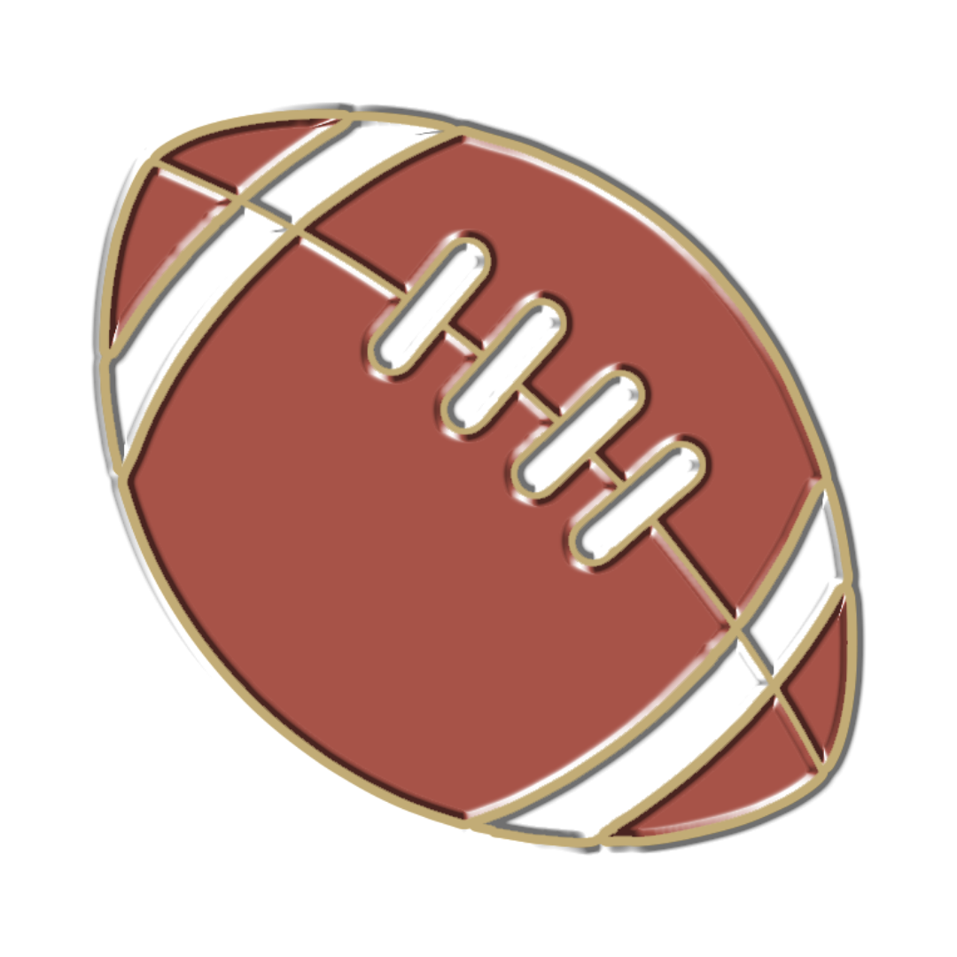 Football Collar Charm
