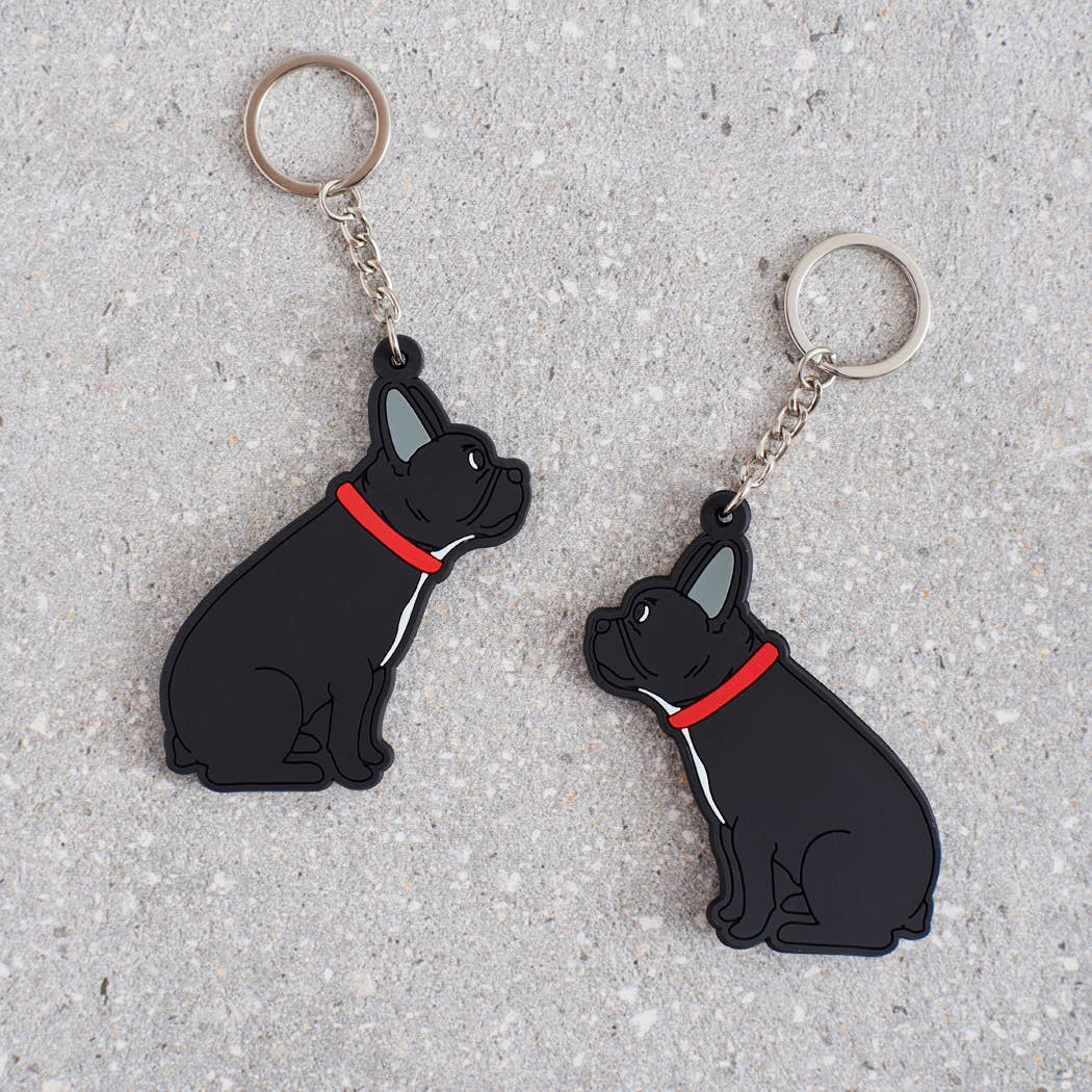 Frenchie Key Ring