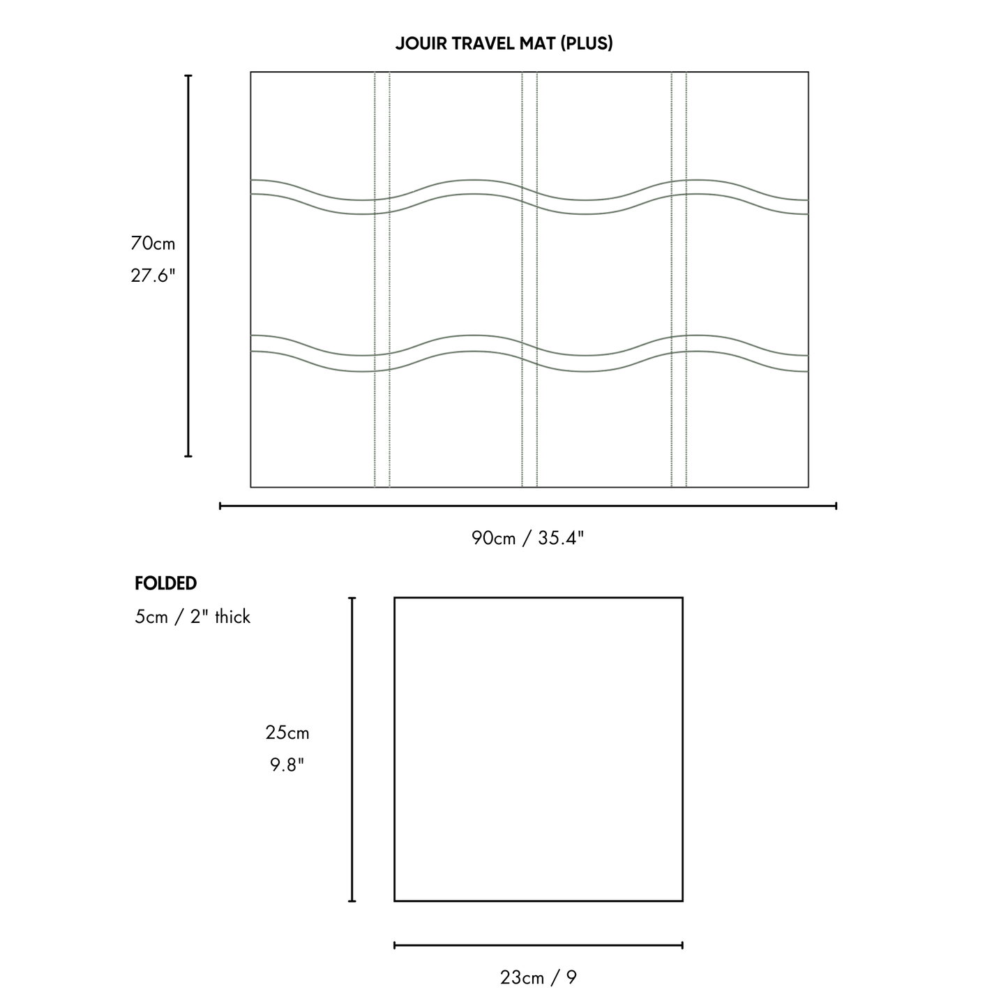 Jouir Pet Travel Mat | Non-slip, Light-weight, Foldable