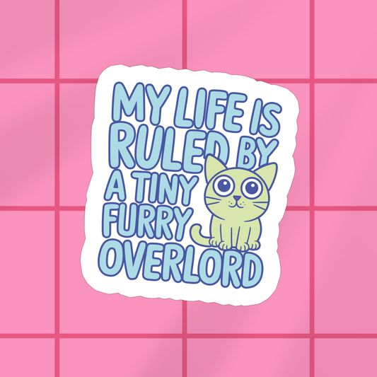 Cat Mom Cats Funny Cat Waterproof Vinyl Sticker