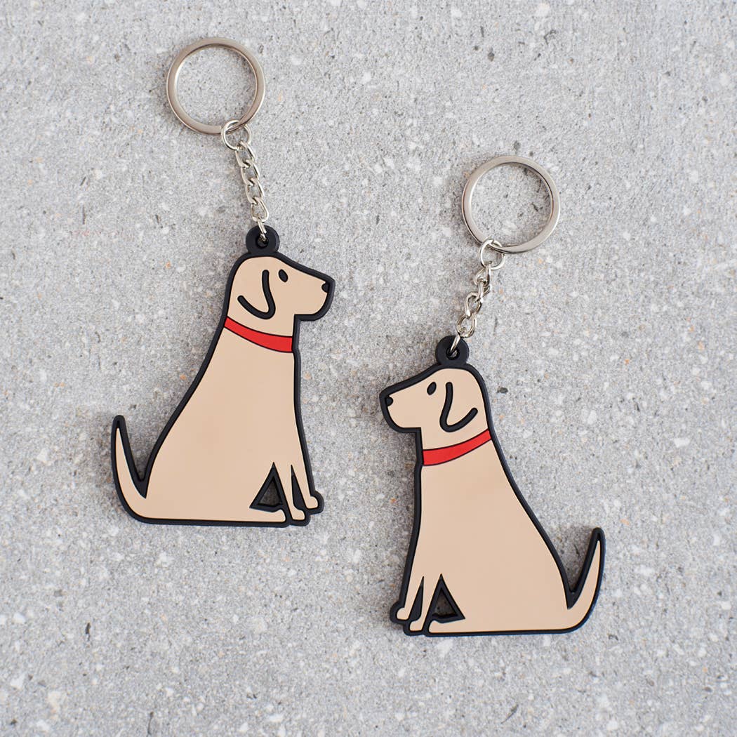 Keyring - Yellow Labrador