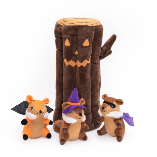 Halloween Burrow - Haunted Log - Dog Toy