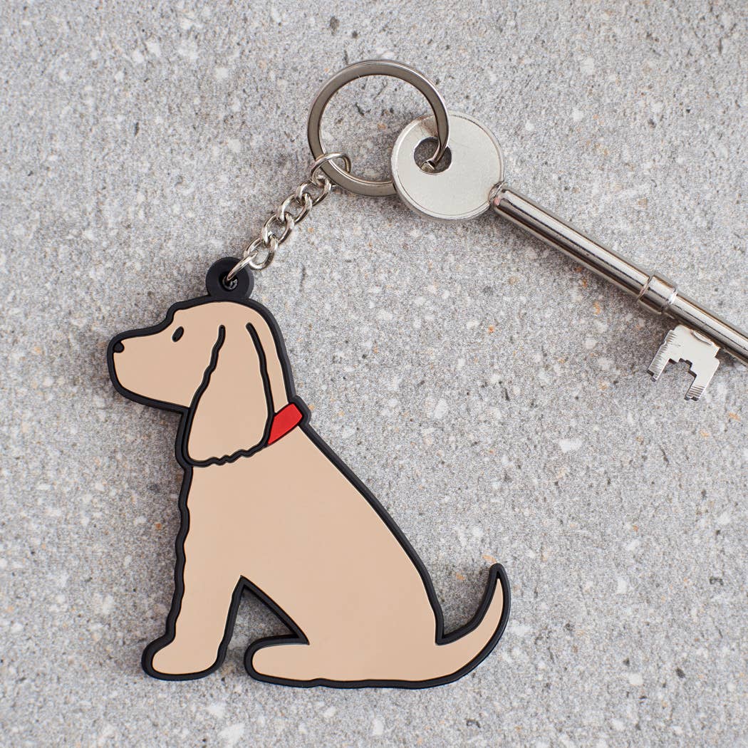 Keyring - Cocker Spaniel (Golden)