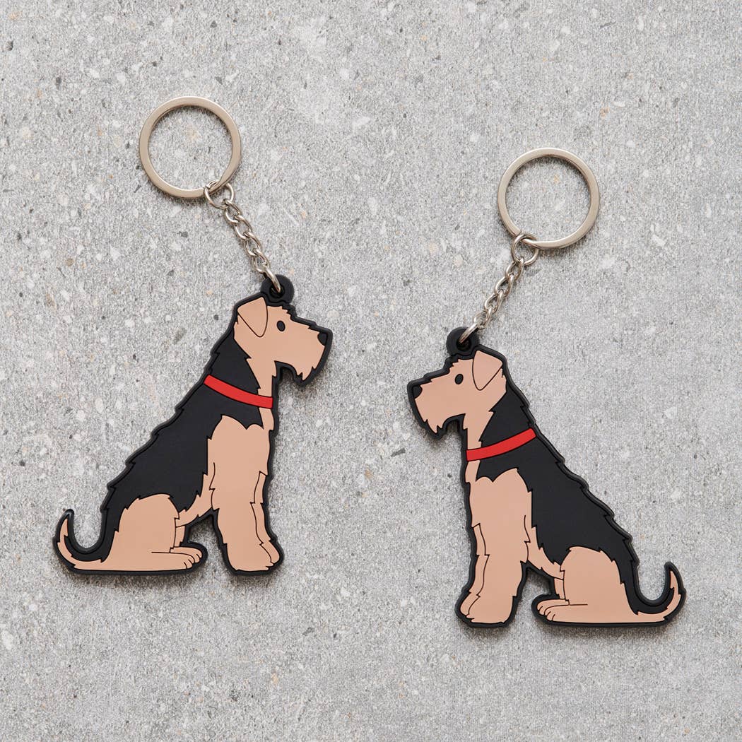 Keyring - Welsh Terrier / Airedale / Lakeland