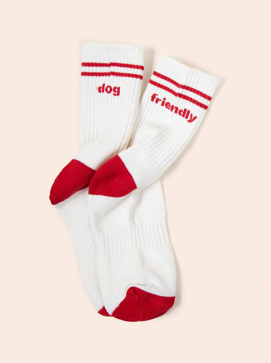 Dog Friendly Red Socks