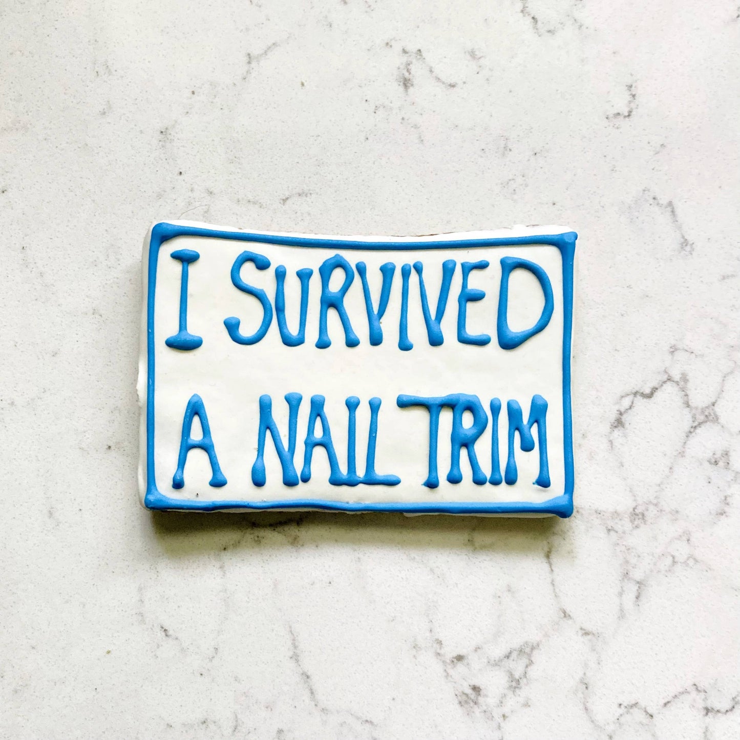 I Survived a Nail Trim Cookie