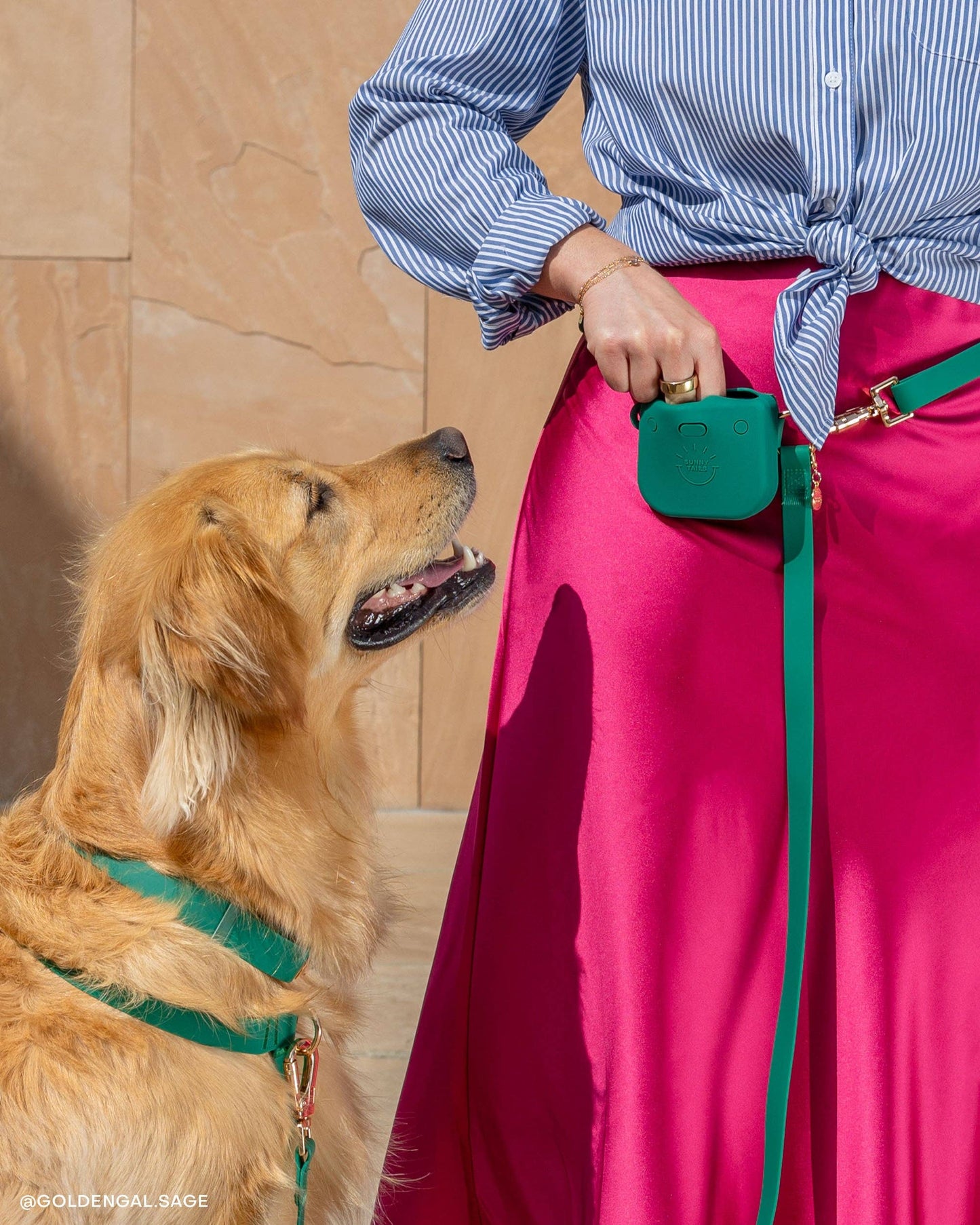 Lunar Glow Snap Dog Treat Pouch
