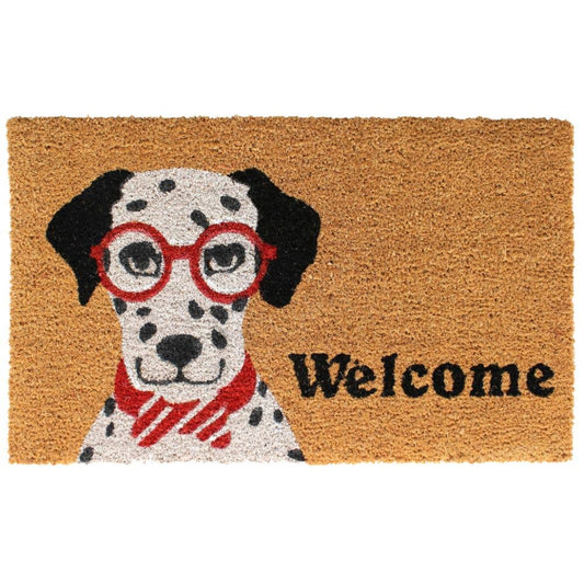 Dalmatian Welcome Doormat, 18" x 30"